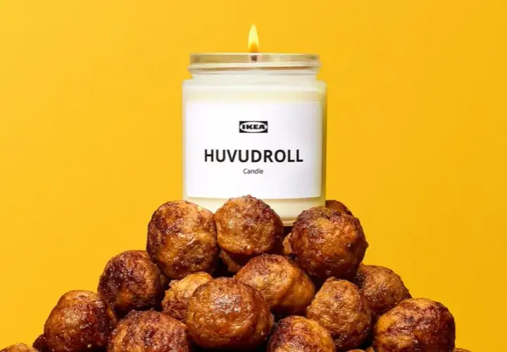 Świeczka o zapachu klopsików IKEA - wyjątkowy zapach do domu