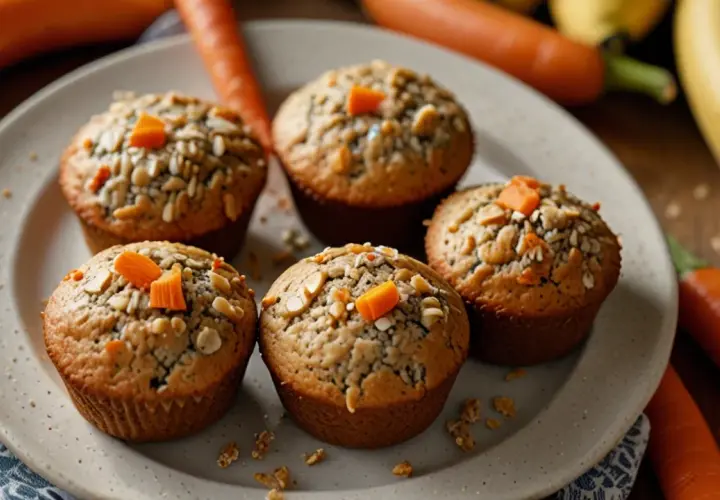 Muffinki bananowe BLW: Zdrowe opcje dla niemowląt i dzieci w wieku rozszerzania diety