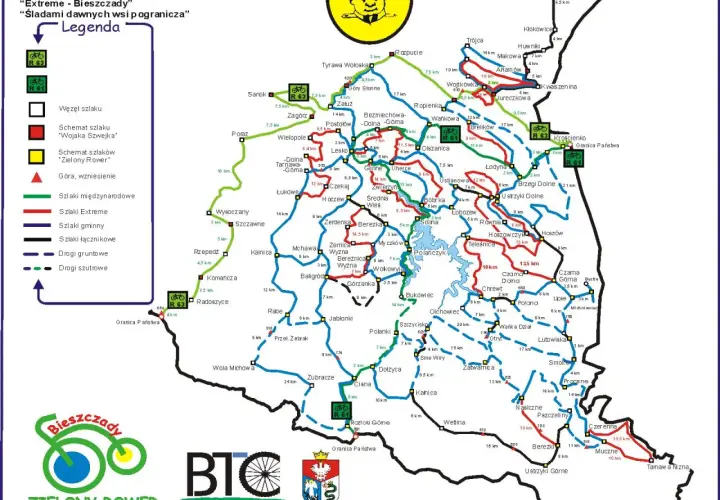 Bieszczady trasy rowerowe mapa – znajdź najlepsze szlaki na rower