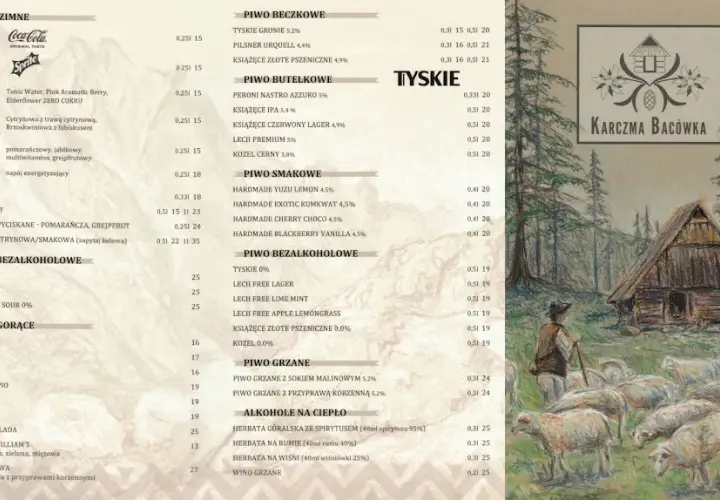 Karczma Bacówka Zakopane: Menu, Ceny, Specjalności Zaplanuj Góralską Ucztę