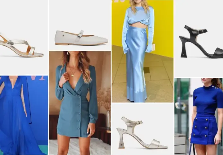 Vestido azul celeste: ¿qué zapatos elegir para cada ocasión?