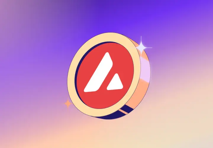 Moneta z logo Avalanche, jakby spadła z nieba.
