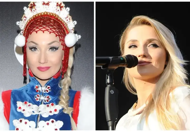 Cleo przed operacjami w tradycyjnym stroju i na scenie.