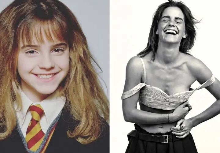 Emma Watson jako dziecko i dorosła kobieta. Widać, ile lat ma Emma Watson, od Hermiony do ikony stylu.