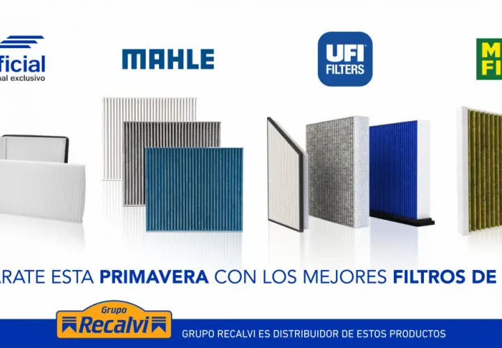 Filtros de habitáculo de diversas marcas. Pregúntate cada cuanto cambiar filtro habitaculo para un aire limpio en primavera.