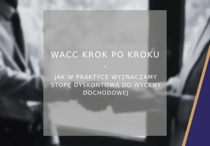 WACC krok po kroku: jak obliczyć stopę dyskontową do wyceny dochodowej. Dwóch mężczyzn w garniturach ściska sobie dłonie.