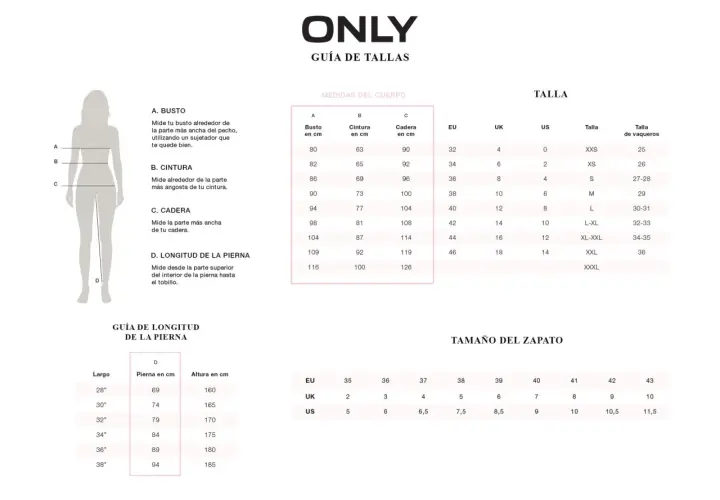 Talla 32 de pantalón mujer: ¿XXS o L? Guía definitiva