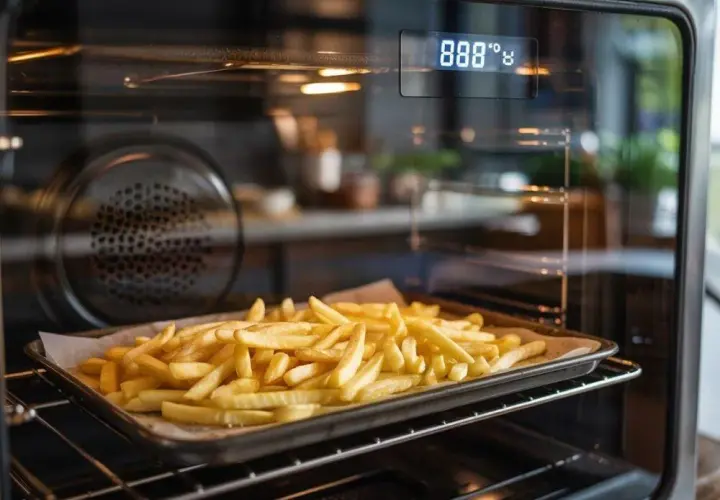 Sekret chrupiących frytek z piekarnika: Czas i temperatura pieczenia