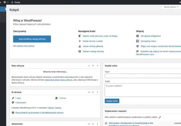 Jak zrobić stronę w WordPress - proste kroki dla początkujących