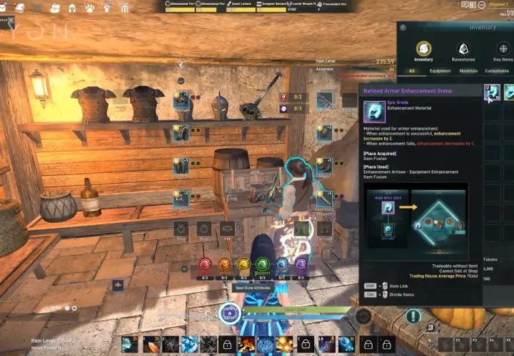 W grze MMORPG gracz ulepsza ekwipunek, używając kamieni wzmocnienia. Czy RNG co to, czy warto ryzykować?