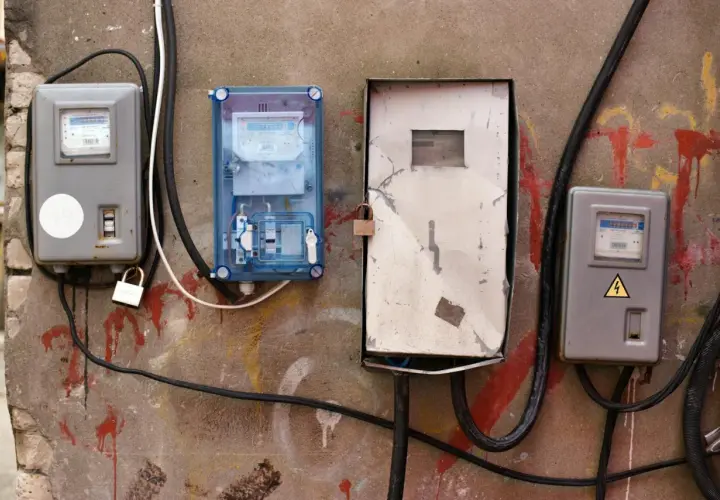 Skrzynka z bezpiecznikami i licznikami energii elektrycznej. Jak wyjąć bezpiecznik ze skrzynki? Zobacz, jak to zrobić bezpiecznie.