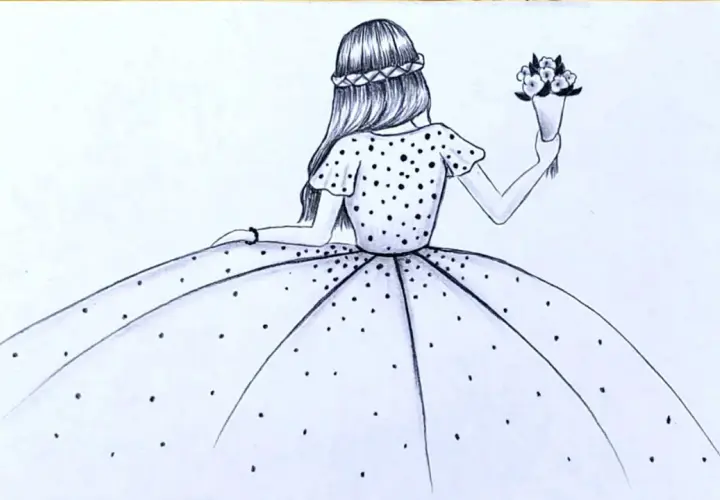 Aprende a dibujar un vestido de novia: Detalles que enamoran