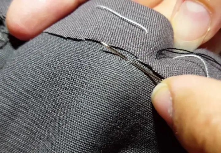 Domina coser bajos a mano: El truco invisible para tus pantalones