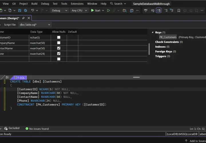 Creazione tabella clienti con chiavi primarie e vincoli. Viste SQL in azione.