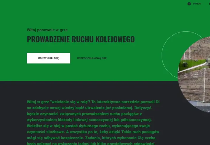 Gra "Prowadzenie Ruchu Kolejowego" - instrukcja. Wciel się w rolę dyżurnego ruchu i zapewnij bezpieczeństwo pociągów.