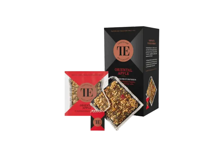 Teahouse Exclusives Oriental Apple: owocowa herbata z jabłkiem, pełna smaku i aromatu.