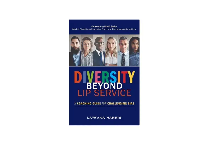 Book cover "Diversity Beyond Lip Service" features diverse faces, illustrating why does inclusion matter for challenging bias.