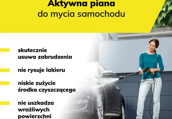 Aktywna piana na myjni bezdotykowej: myj auto jak ekspert!