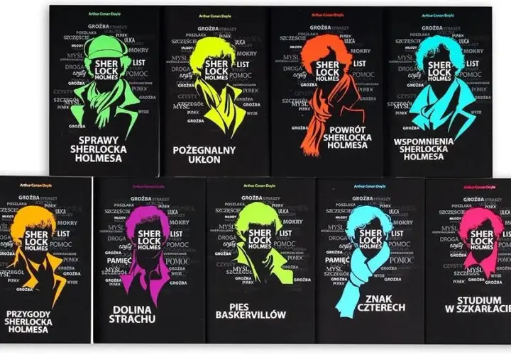 Wszystkie książki o Sherlocku Holmesie - kompletna lista w kolejności czytania