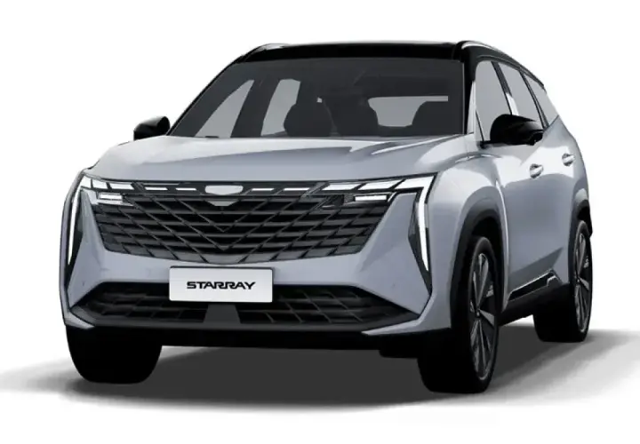 SUV Geely Starray, un'anteprima per Geely Italia, con un design audace e moderno.