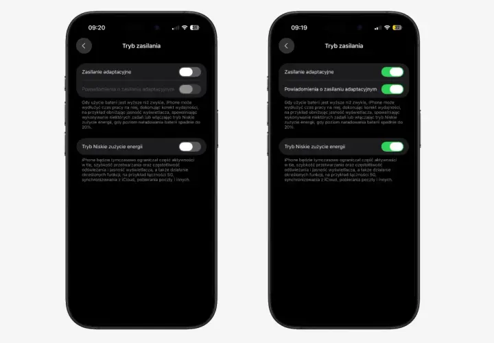 Jak włączyć oszczędzanie baterii w iPhone: włącz Tryb Niskie zużycie energii, by ograniczyć aktywność w tle i wydłużyć czas pracy.