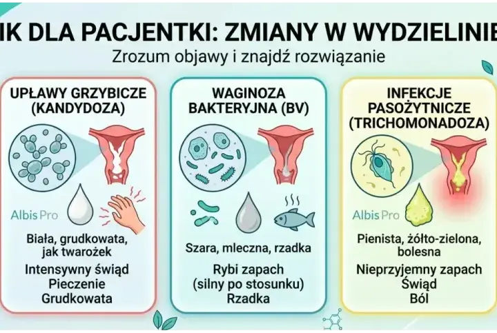 Przewodnik po wydzielinie z pochwy: od normy po infekcje, w tym zapach drożdży z pochwy. Konsultacja lekarska jest kluczowa!