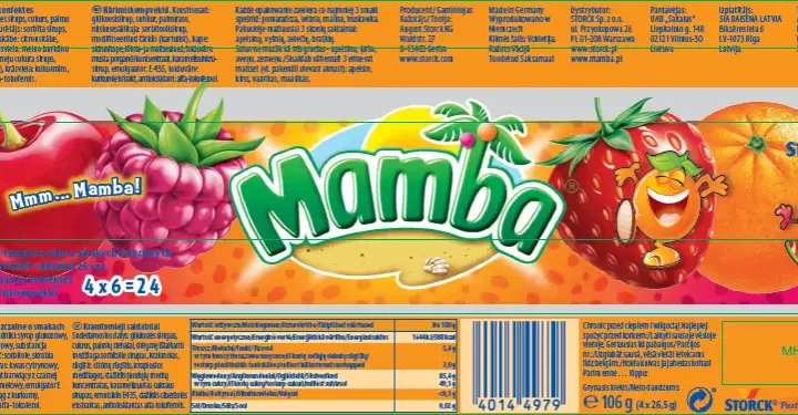 Ile kalorii ma mamba? Poznaj dokładną wartość kaloryczną cukierków