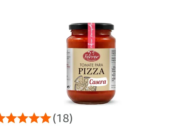 Tarro de tomate para pizza Casera Ferrer. El que tomate se usa para la pizza es este, ideal para tus recetas.