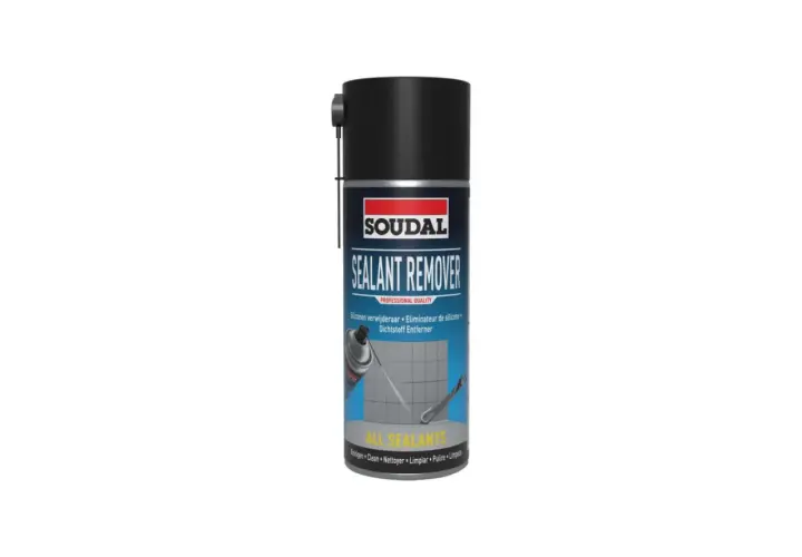Soudal Sealant Remover - jak odkleić klej mamut. Preparat w sprayu do usuwania silikonu i innych uszczelniaczy.