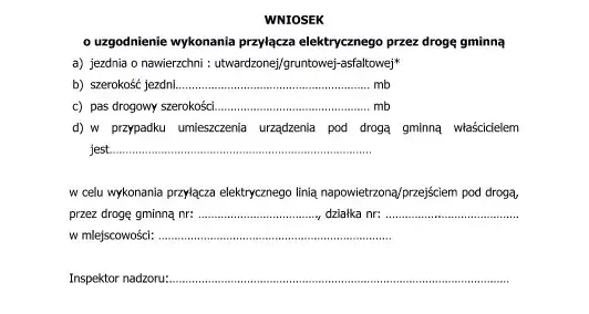 Wniosek o Przyłączenie Prądu do Działki - Czas Oczekiwania i Formalności