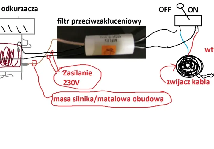 Jak bezpiecznie podłączyć silnik odkurzacza do 230V? Poradnik