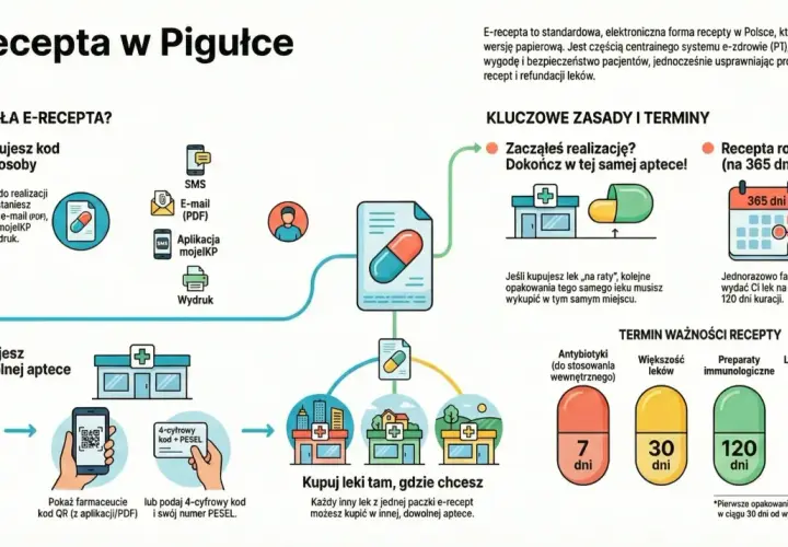 E-recepta w pigułce: jak działa, zasady i terminy ważności. Dowiedz się, ile ważna jest recepta i jak ją zrealizować w aptece.