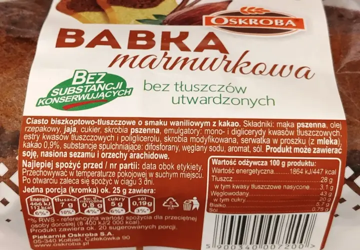 Ile kcal ma babka? Zaskakujące różnice w kaloryczności ciast