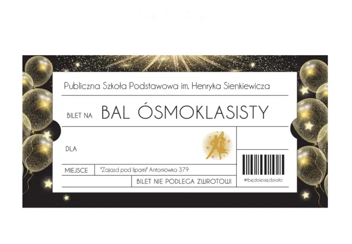 Idealne zaproszenie na komers ósmoklasisty? Gotowe wzory!