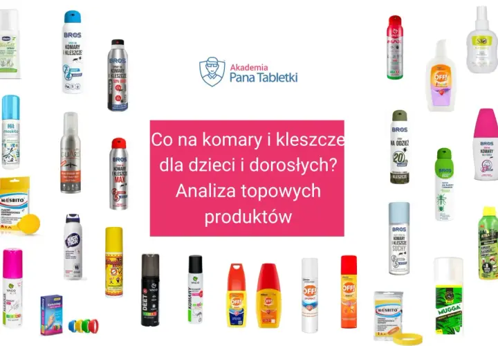 Zestawienie produktów na komary i kleszcze dla całej rodziny. Wiele opcji, od sprayów po plastry, by skutecznie chronić się przed ukąszeniami.