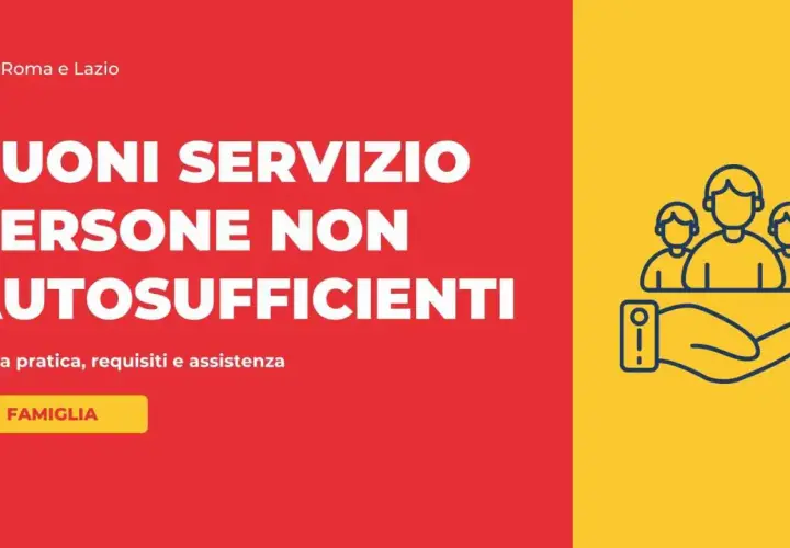 Buoni servizio per persone non autosufficienti: guida pratica e assistenza. Informazioni sull'indennità di accompagnamento per la famiglia.