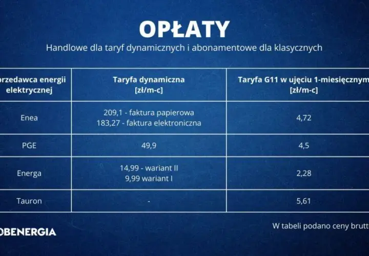 Enea taryfa G11 - Informacje dotyczące taryfy G11 dla klientów Enei