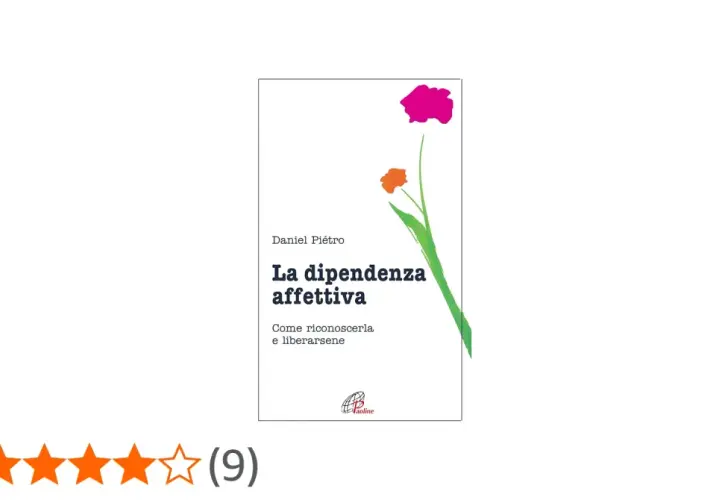 Copertina libro "La dipendenza affettiva" di Daniel Piétro, con fiori stilizzati. Guida per riconoscere e superare la dipendenza affettiva.