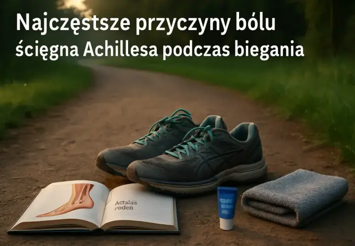 Buty biegowe, książka o anatomii stopy i maść – wszystko to może pomóc, gdy dopadnie Cię ból Achillesa po bieganiu.