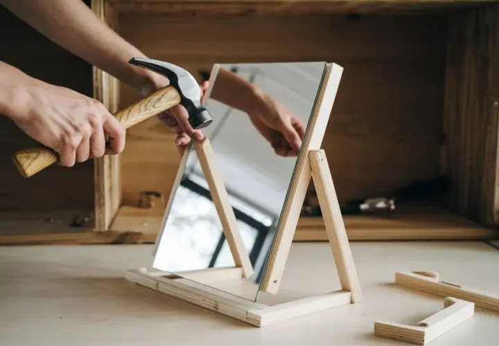 Jak zrobić stojak na lustro DIY? Oszczędź i stwórz idealny!