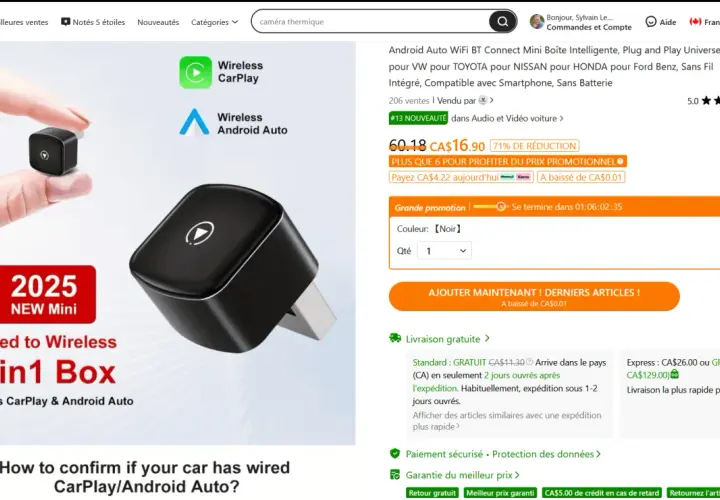 Adapter do bezprzewodowego Android Auto i CarPlay. Koniec z problemem, gdy android auto rozłącza się.