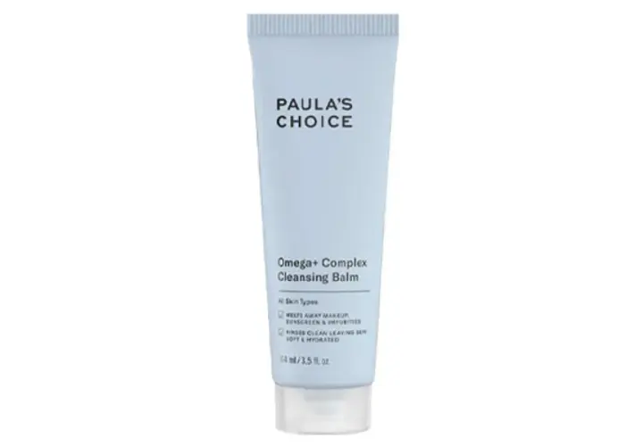 Paula's Choice Omega+ Complex Cleansing Balm, en effektiv sminkborttagning olja som rengör och återfuktar huden.