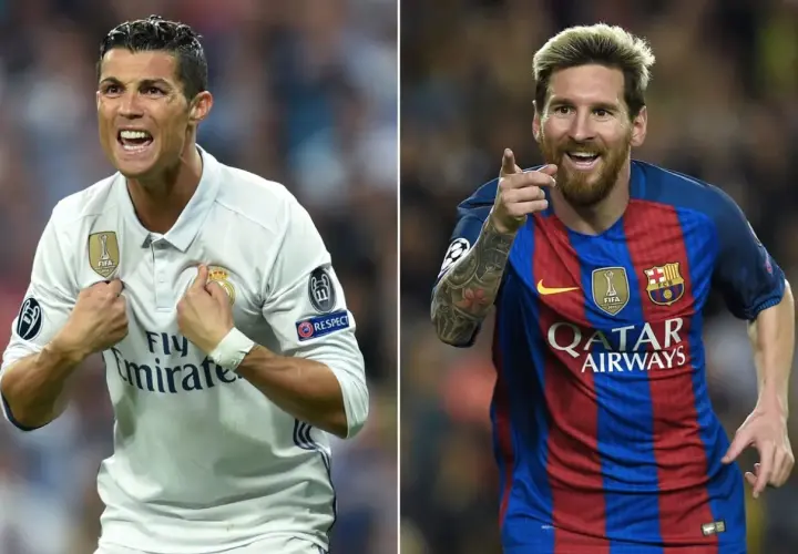 Ronaldo i Messi, dwaj giganci futbolu, w starciu o to, kto jest lepszy.