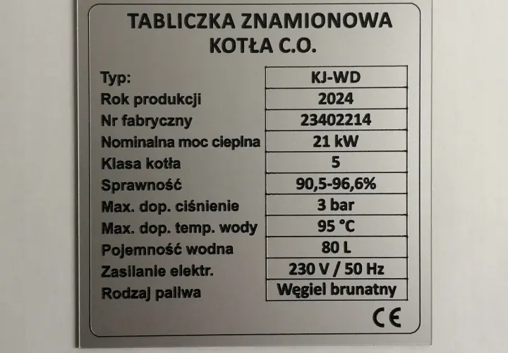 Tabliczka znamionowa na piecu - Jakie informacje zawiera?