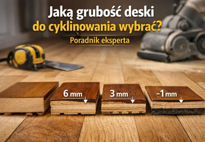 Różne rodzaje desek drewnianych: grubość 6 mm, 3 mm i ~1 mm. Poradnik eksperta o cyklinowaniu.