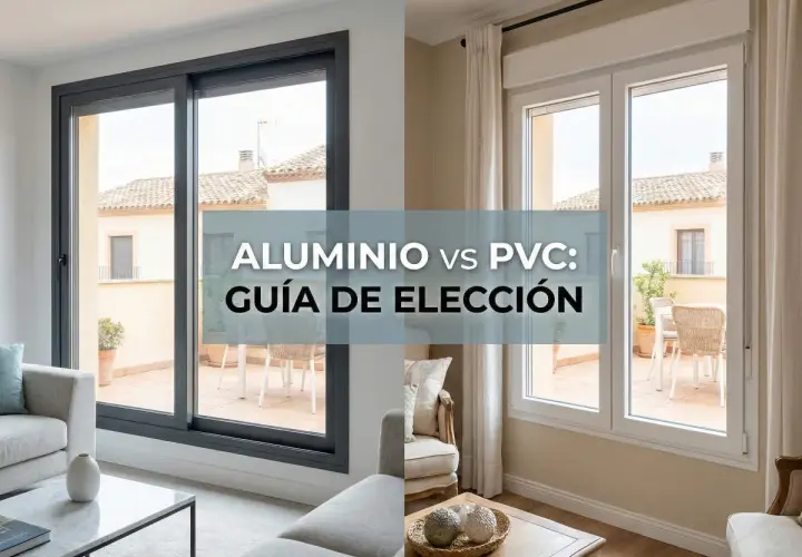 Comparativa de ventanas de aluminio y PVC. Descubre cuáles son las mejores ventanas para tu hogar.
