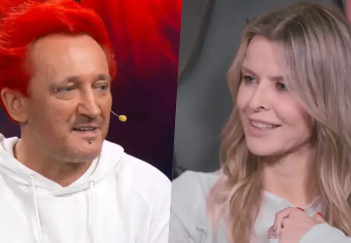 Tomasz Wygoda z żoną i dziećmi, uśmiechnięci i szczęśliwi.