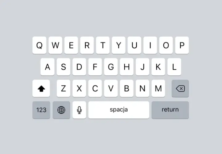 Klawiatura iPhone'a z literami QWERTY. Dowiedz się, jak zmienić wygląd klawiatury w iPhone, aby dopasować ją do swoich potrzeb.
