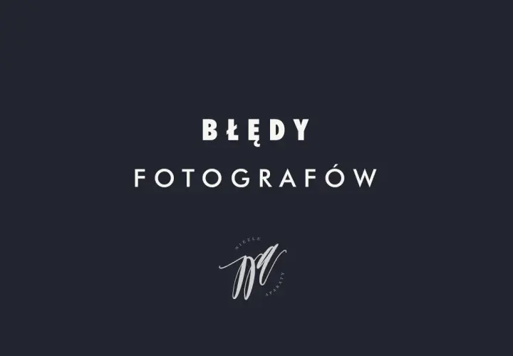 Błędy fotografów. Co to jest fotografia? Logo z monogramem i napisem "Niezłe aparaty".
