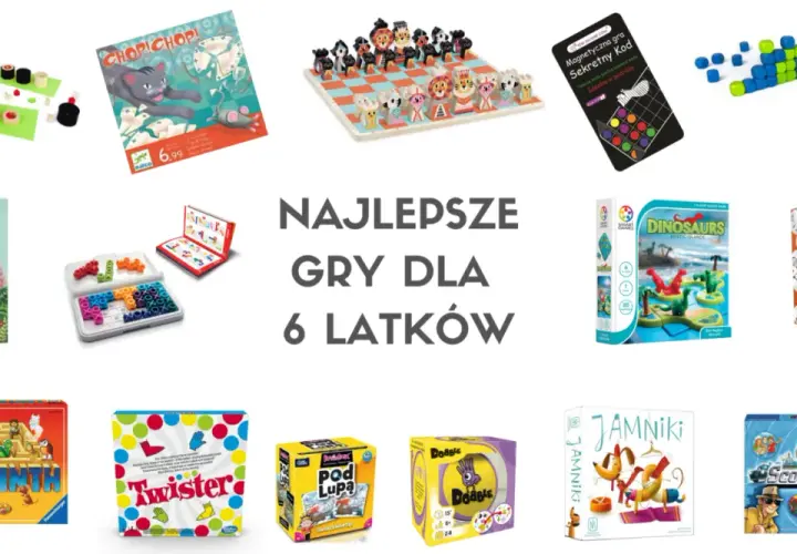 Gry planszowe dla dzieci w wieku 6 lat - jakie polecamy?